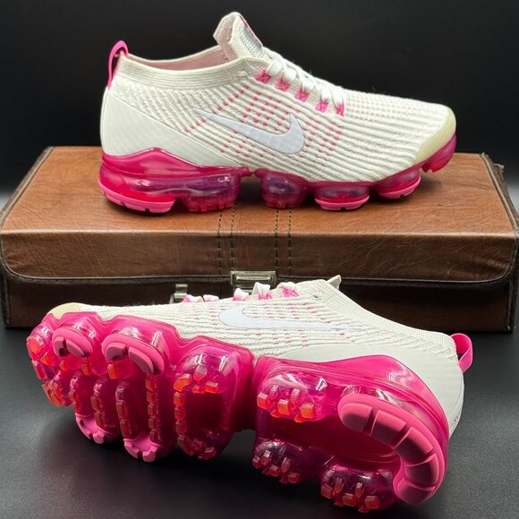 Wmns Nike Air VaporMax Flyknit 3 'Pink Rise' - Picture 1 of 10